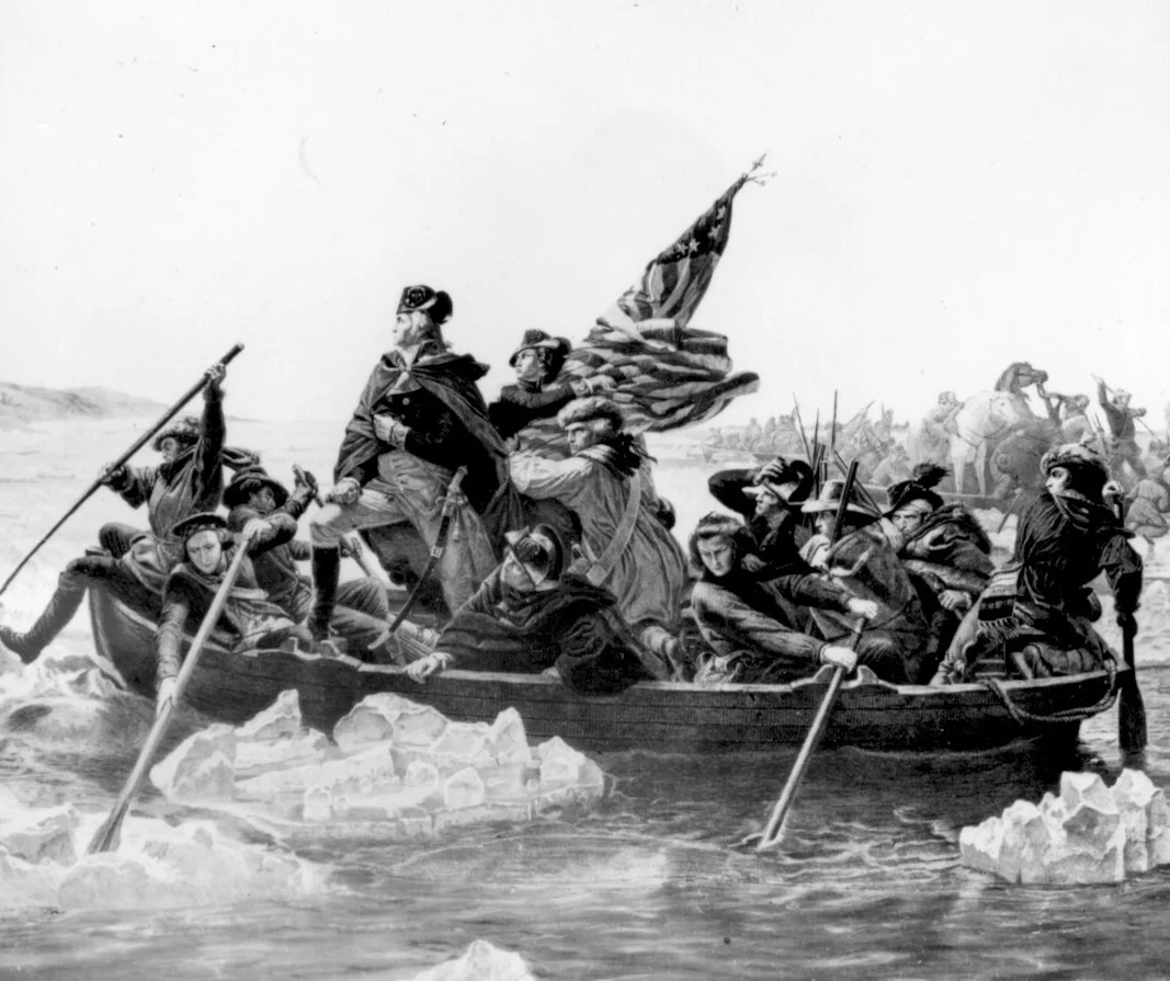 Crossing the Delaware. Painting by Emanuel Leutze. Courtesy archives.gov