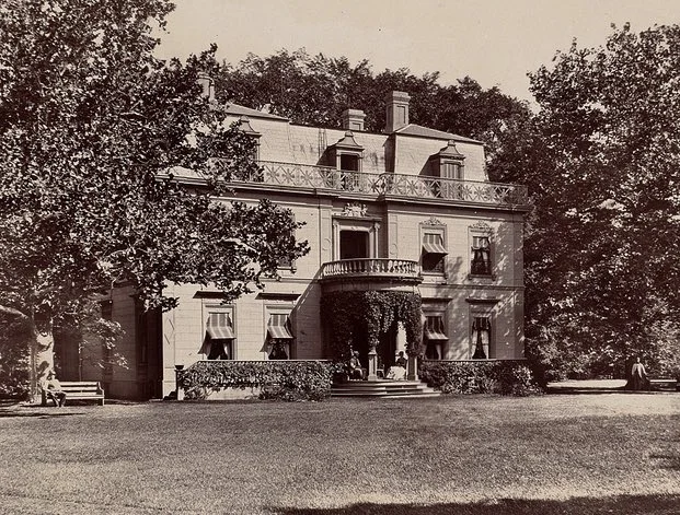 Pinebank, 1867. Destroyed by fire 1868. Courtesy of Boston Public Library. Download