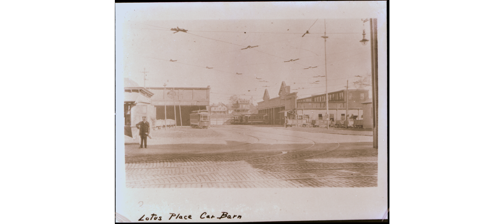  Forest Hills car houses. Courtesy of Historic New England. More information . 