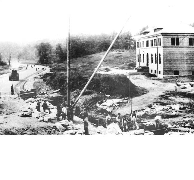  Workers at the Arnold Arboretum visitor's center at the turn of the century. Photograph courtesy of Boston Public Library. 