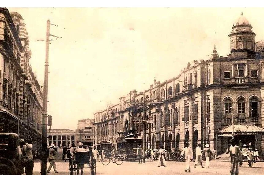 View of Main Street in Colombo - the Grand Oriental Hotel is on the right