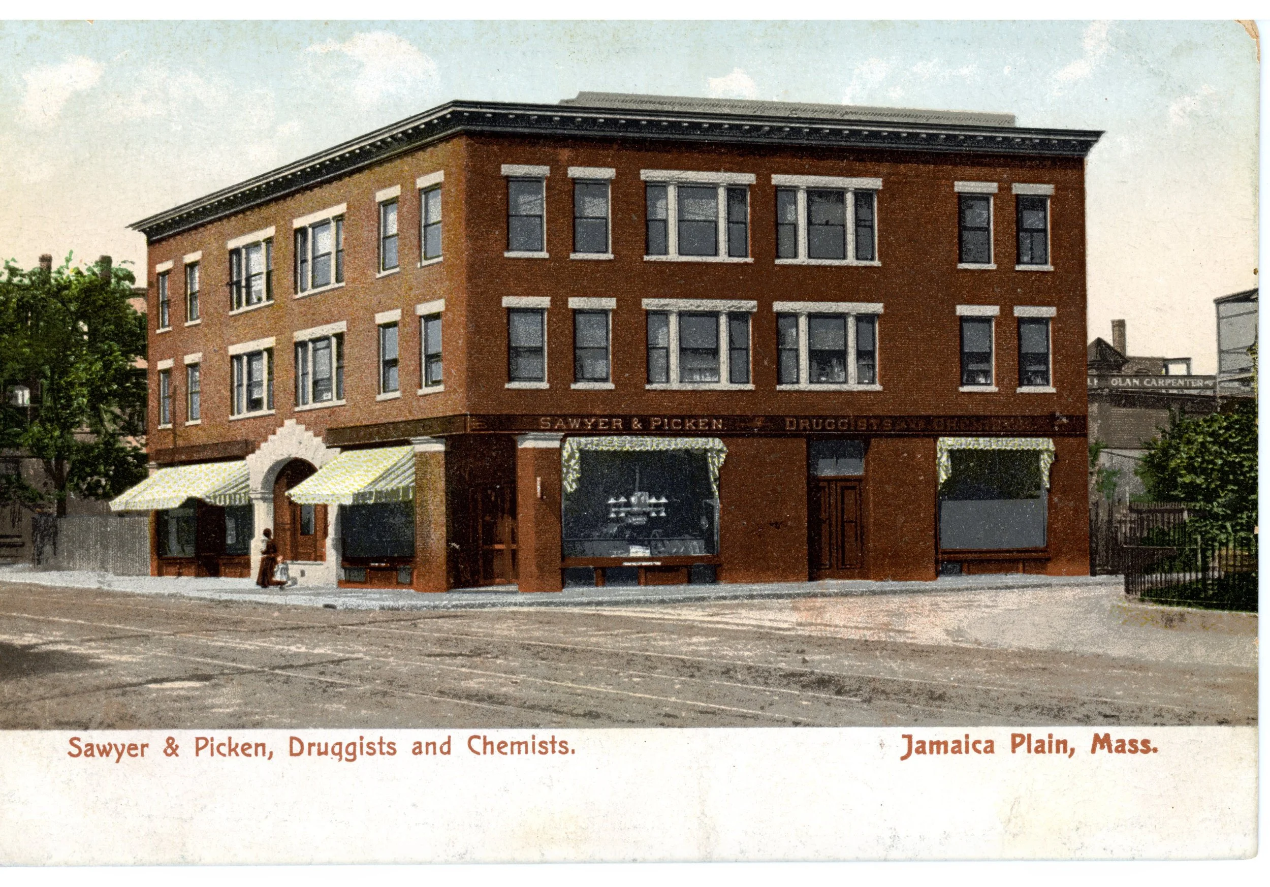   Burroughs and Centre Streets  