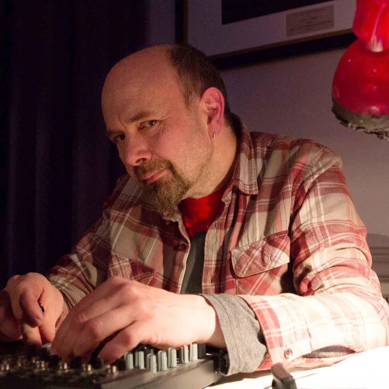 Chris Down - Sound Chris has performed a wide variety of roles within the show – electrician, sound, stage management, helpful ear, photographer and many more besides. He is very much part of the beating heart that brings the show into being.