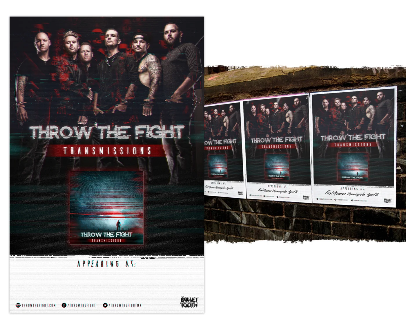 Throw The Fight poster design