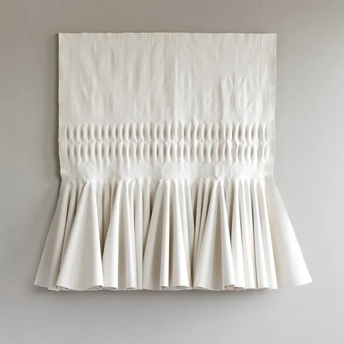AnneJane , 2016. 60” x 60”, unbleached canvas