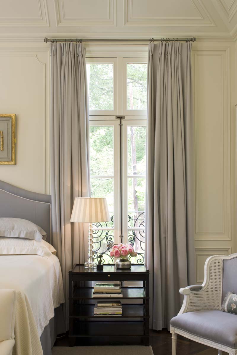 French Courtyard House Master Suite Detail