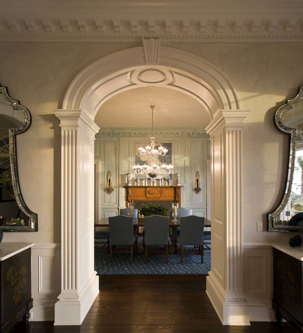 Jacksonville Estate Dining Room Entrance