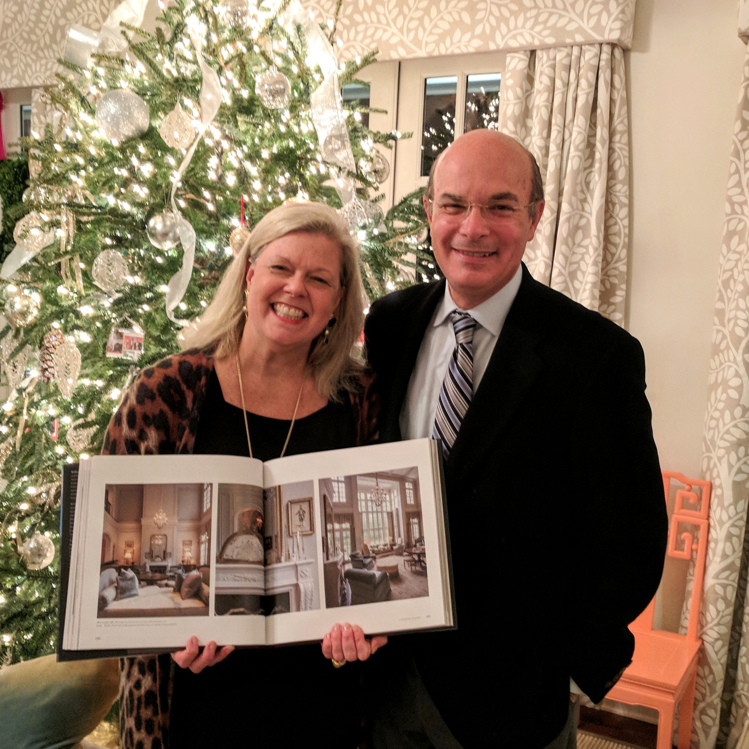 Patricia McLean of McLean Interiors with William T. Baker