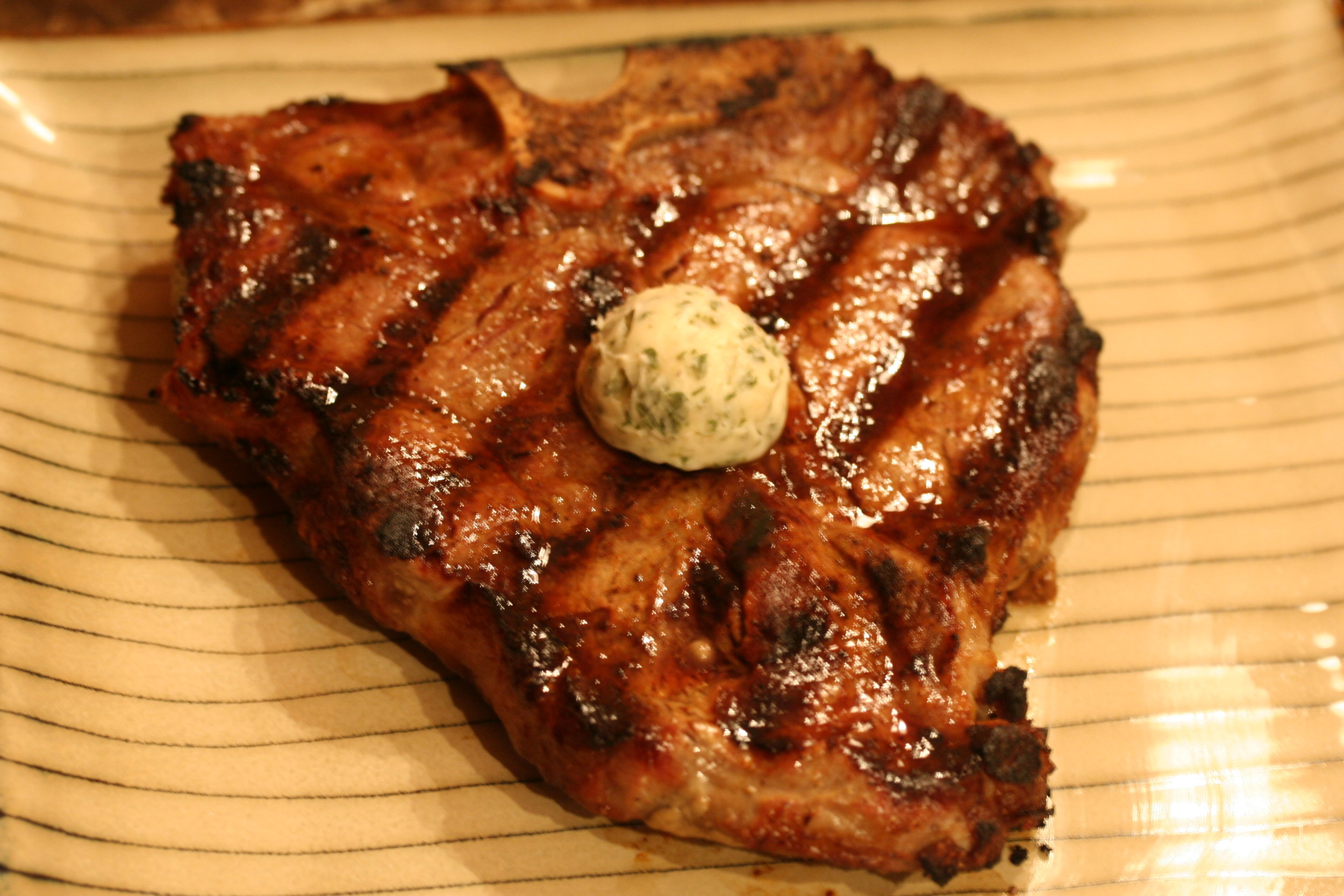 Char Grilled T-Bone Steak