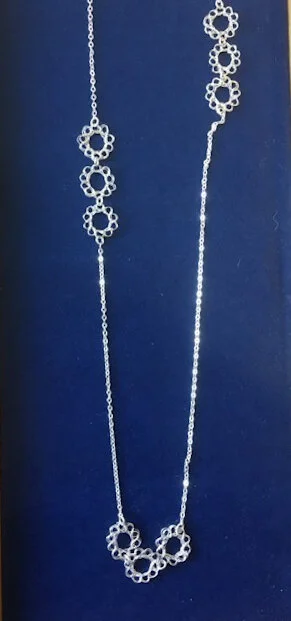 silver necklace-made in peru