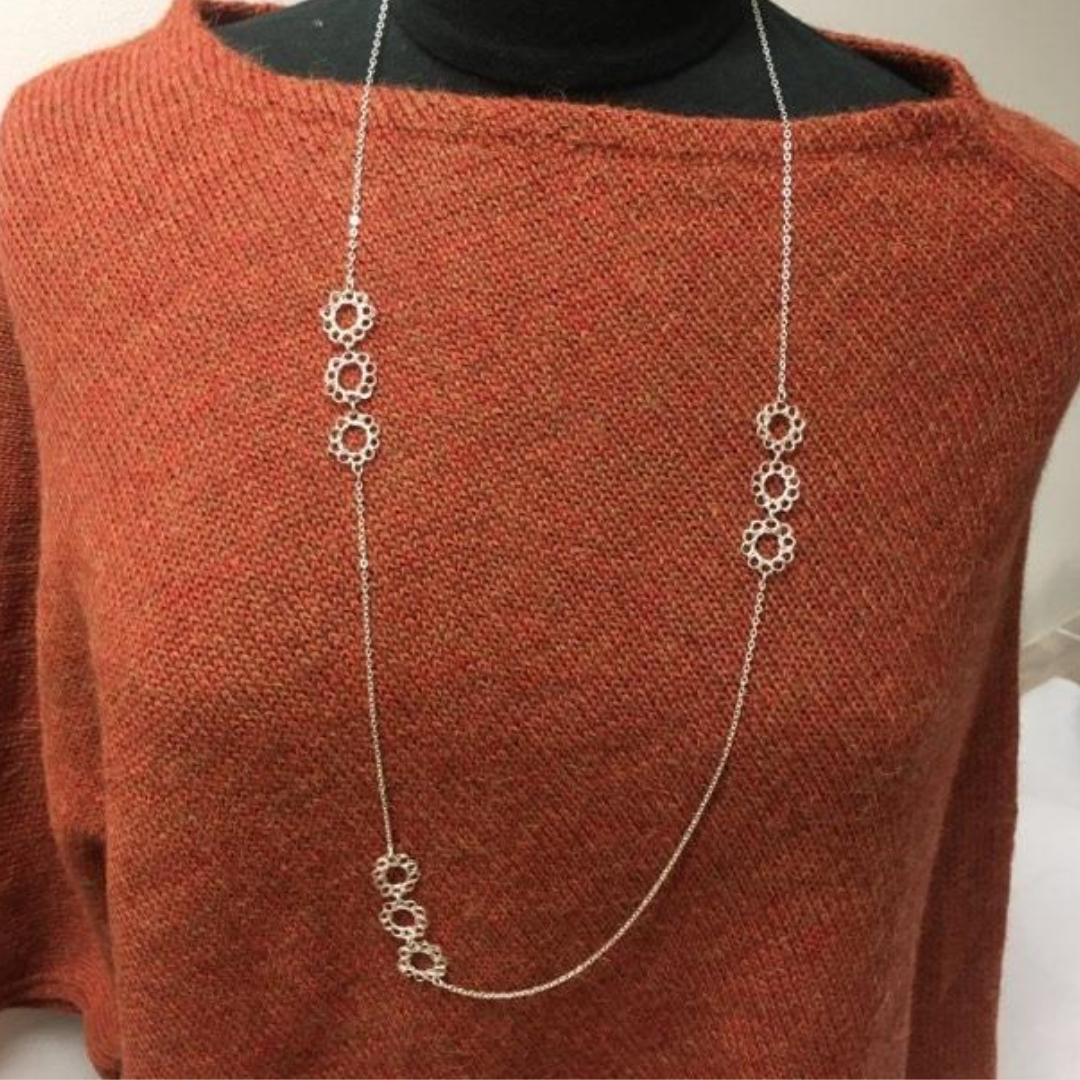 Silver necklace- made in Peru