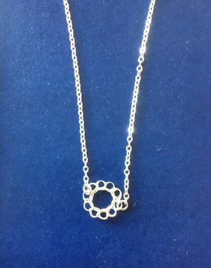 silver necklace-made i Peru-fair trade