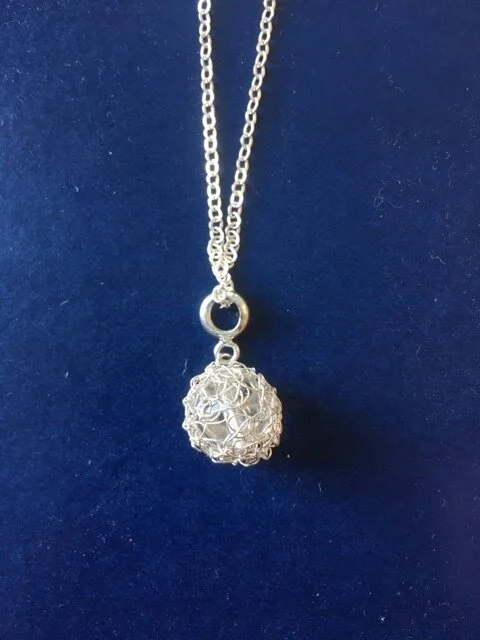 Silver pendant-made in Peru-fair trade-handmade