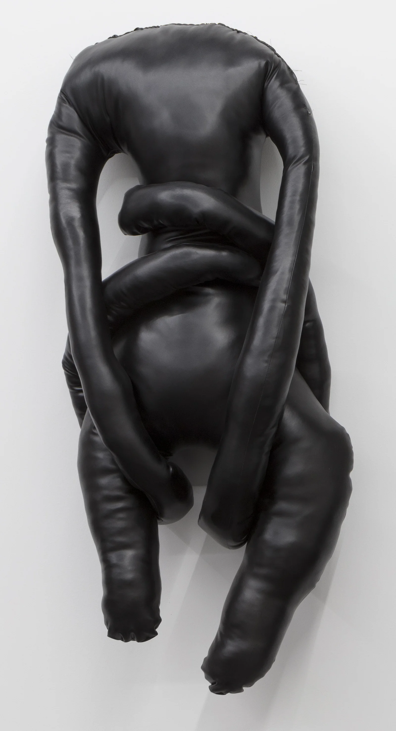 ISABEL YELLIN Wrapped Up (2017) Leatherette, stuffing, thread 47x13.5x20"