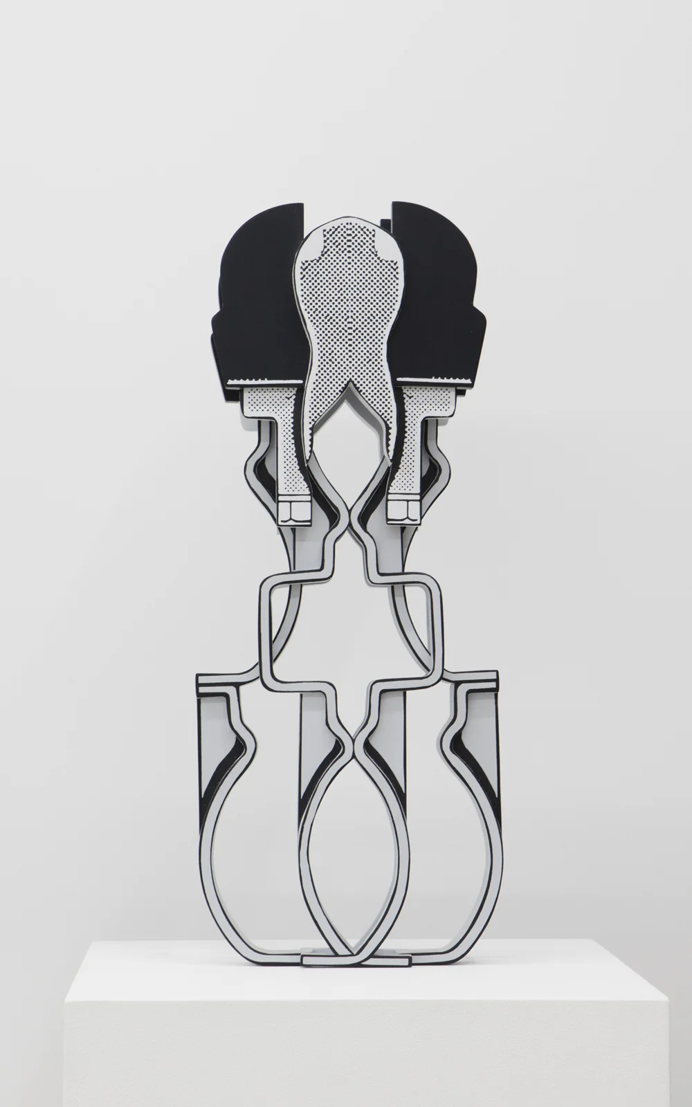 ERIC FRYDENBORG Divider ( 2017) polychromed basswood 32 x 13 x 6.5"