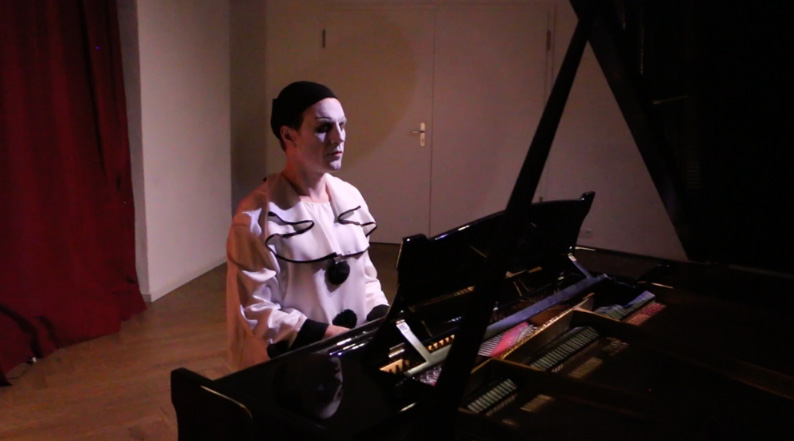 Somebody Else , 2019 1/6 scale grand piano (player), hd video 32 min ed. 1 + 1 ap JK1015
