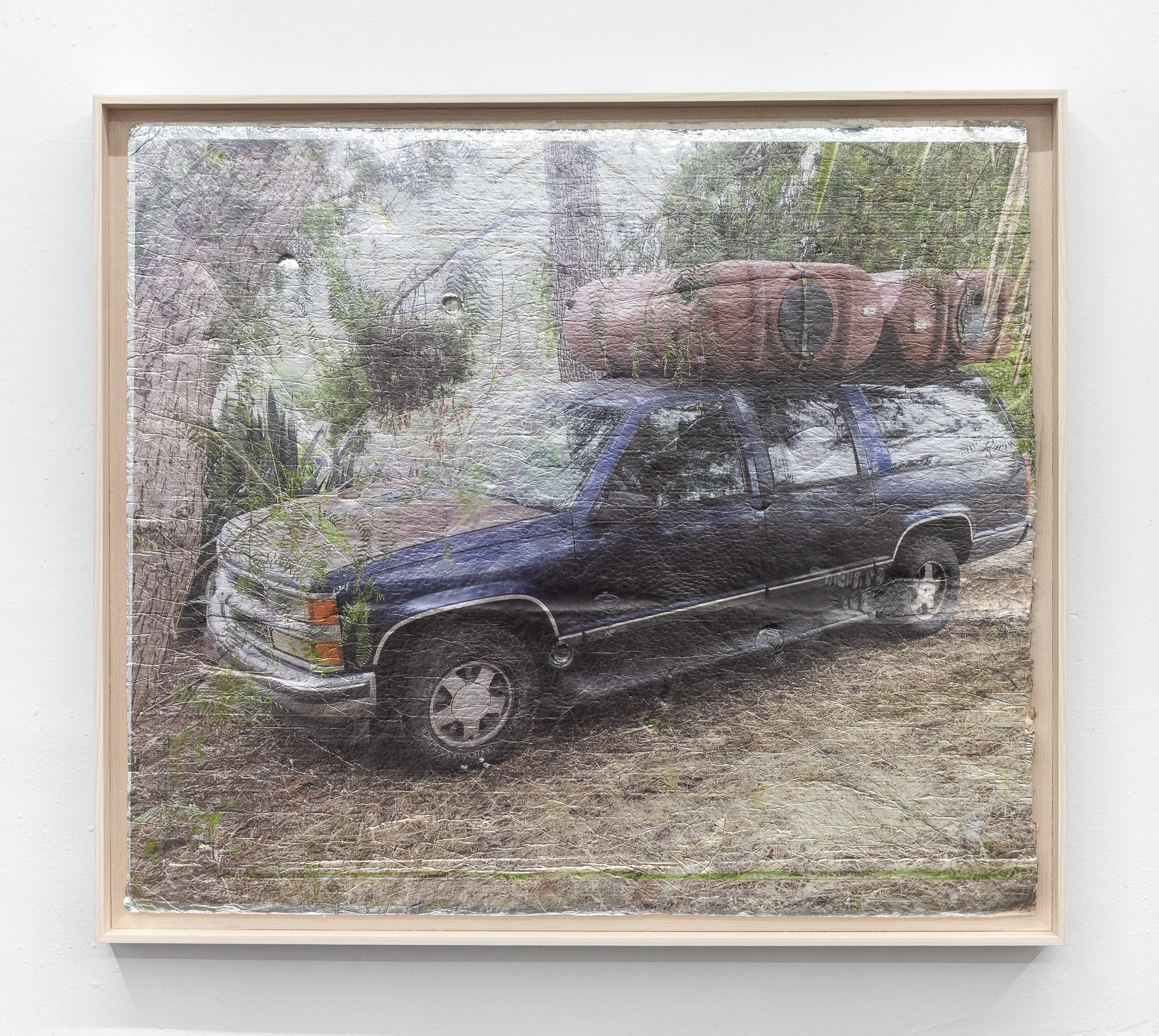   Rain , 2019 UV print on high density cell foam 25.5 x 29.25 in (64.77 x 74.3 cm) #JPW1028 