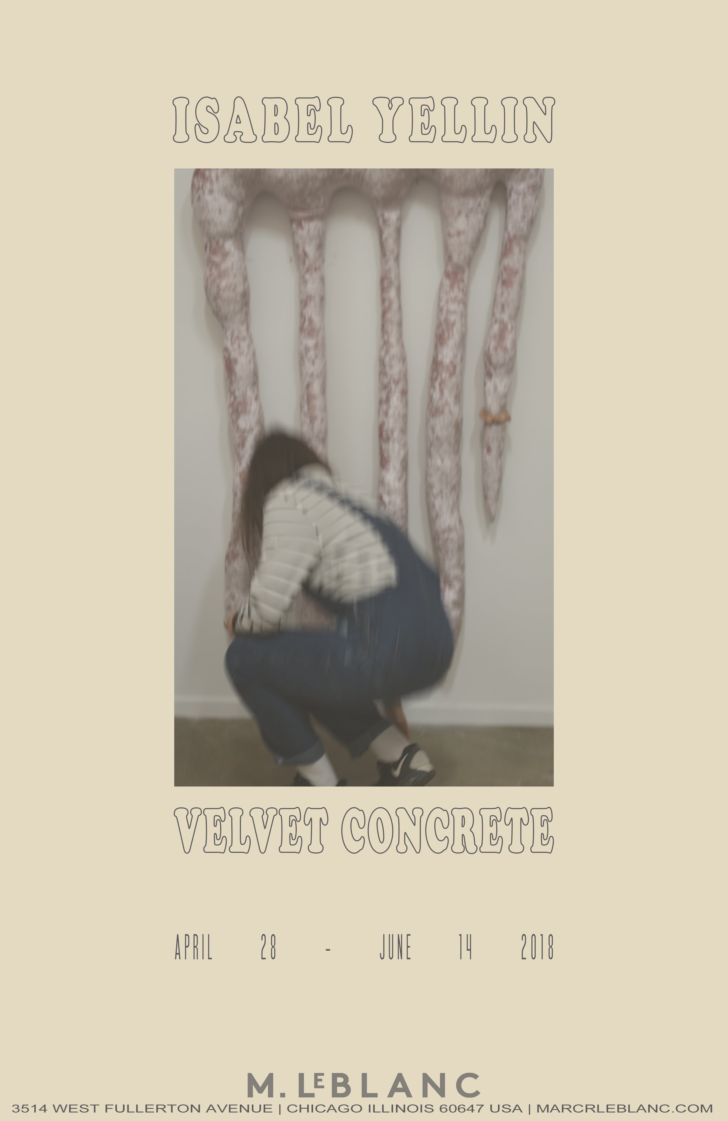 ISABEL YELLIN - VELVET CONCRETE