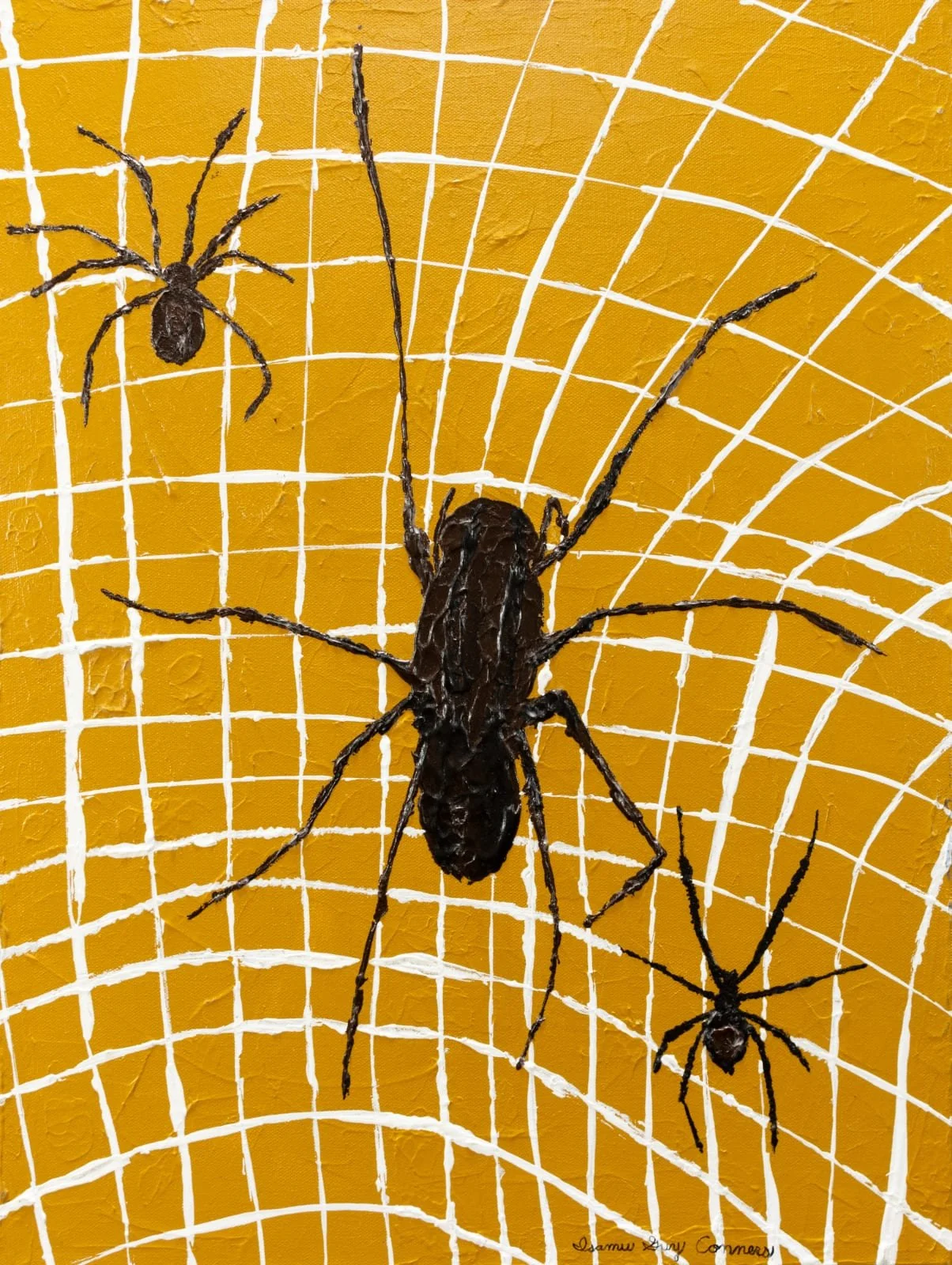   Isamu Guy Conners   Spiders , 2022 Acrylic on canvas 24 x 18 in. (61 x 45.7 cm) 