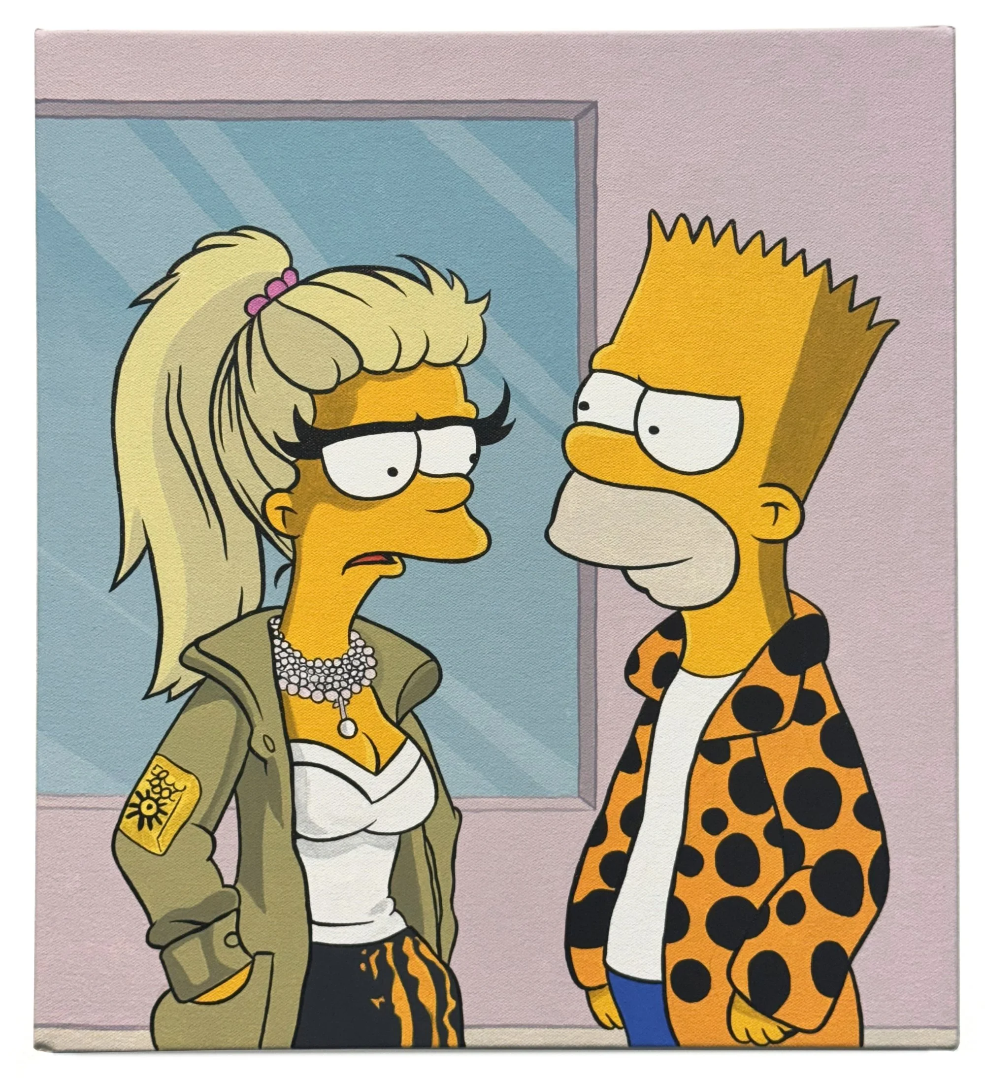  Ben Foch  Untitled , 2025 Acrylic on canvas 18 x 16 in. (45.7 x 40.6 cm) 