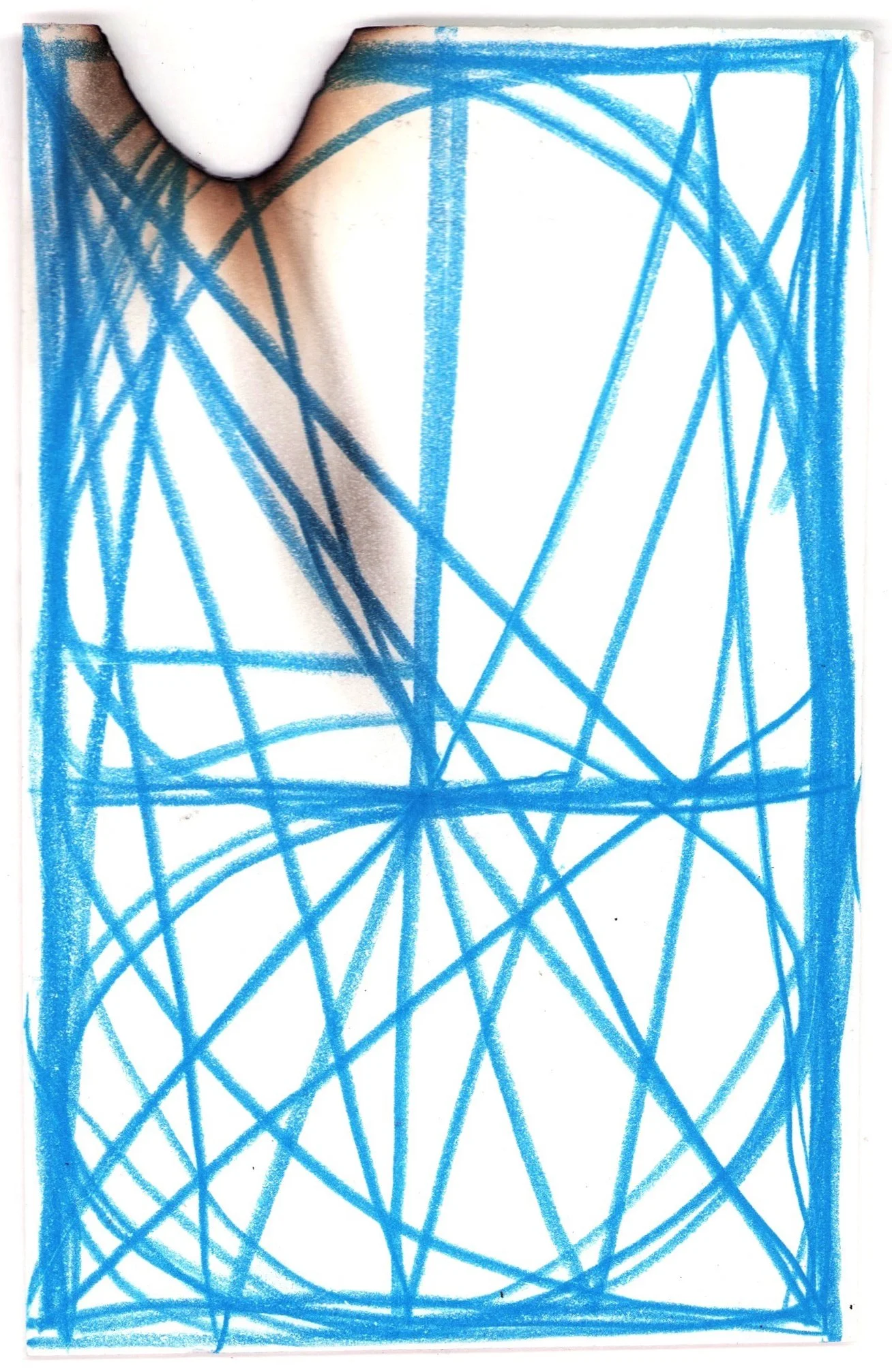  James Krone  Sigil , 2011 Colored pencil and fire on cardstock 6 ½ x 4 in. (16.5 x 10.2 cm) 