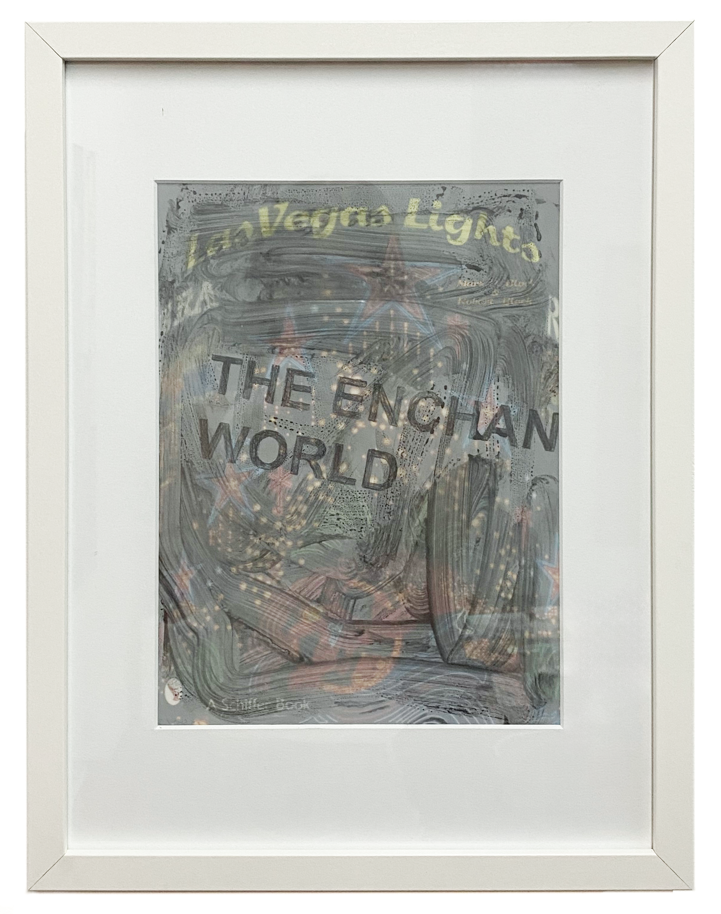  Cj Shaw  The Enchanted World , 2025 Graphite on tracing paper on book cover 17 x 13 in. (43.2 x 33 cm) 