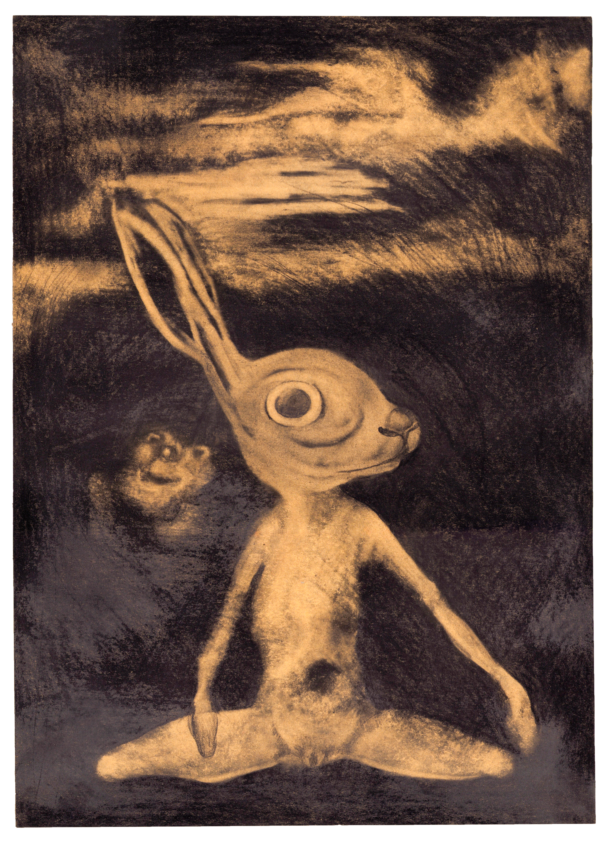   Hare P.2 , 2025 graphite on paper 18 x 13 in. (46 x 33 cm) KS0013 