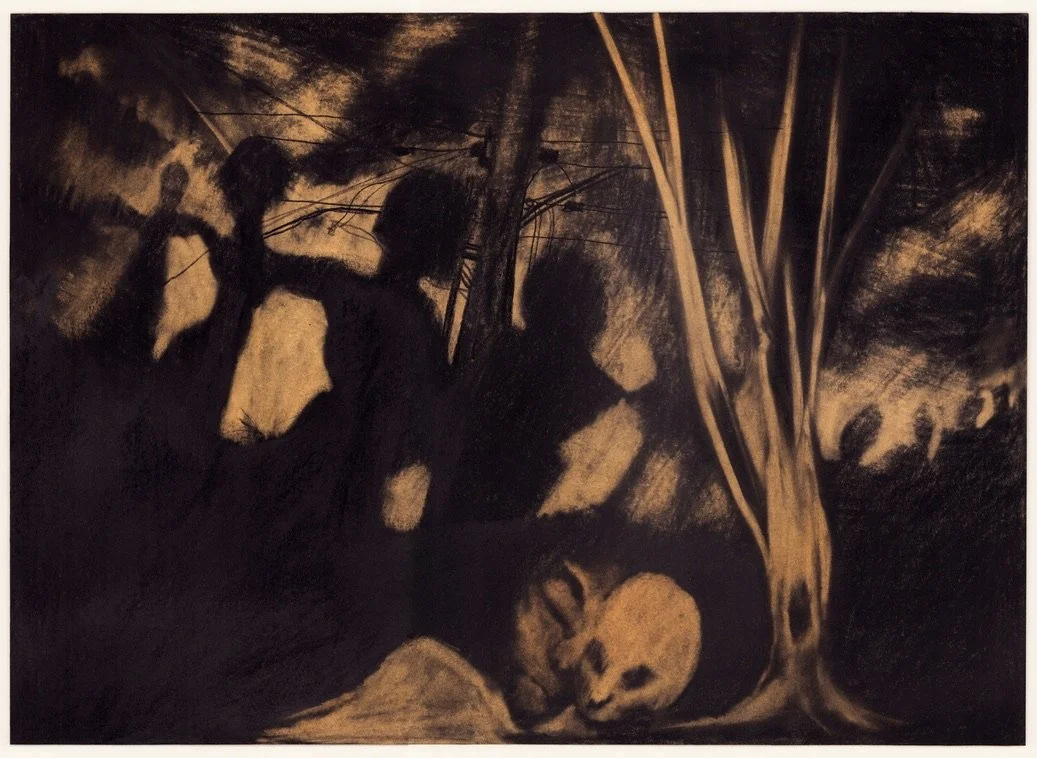   Totality , 2025 graphite on paper 13 x 18 in. (33 × 46 cm) KS0015 