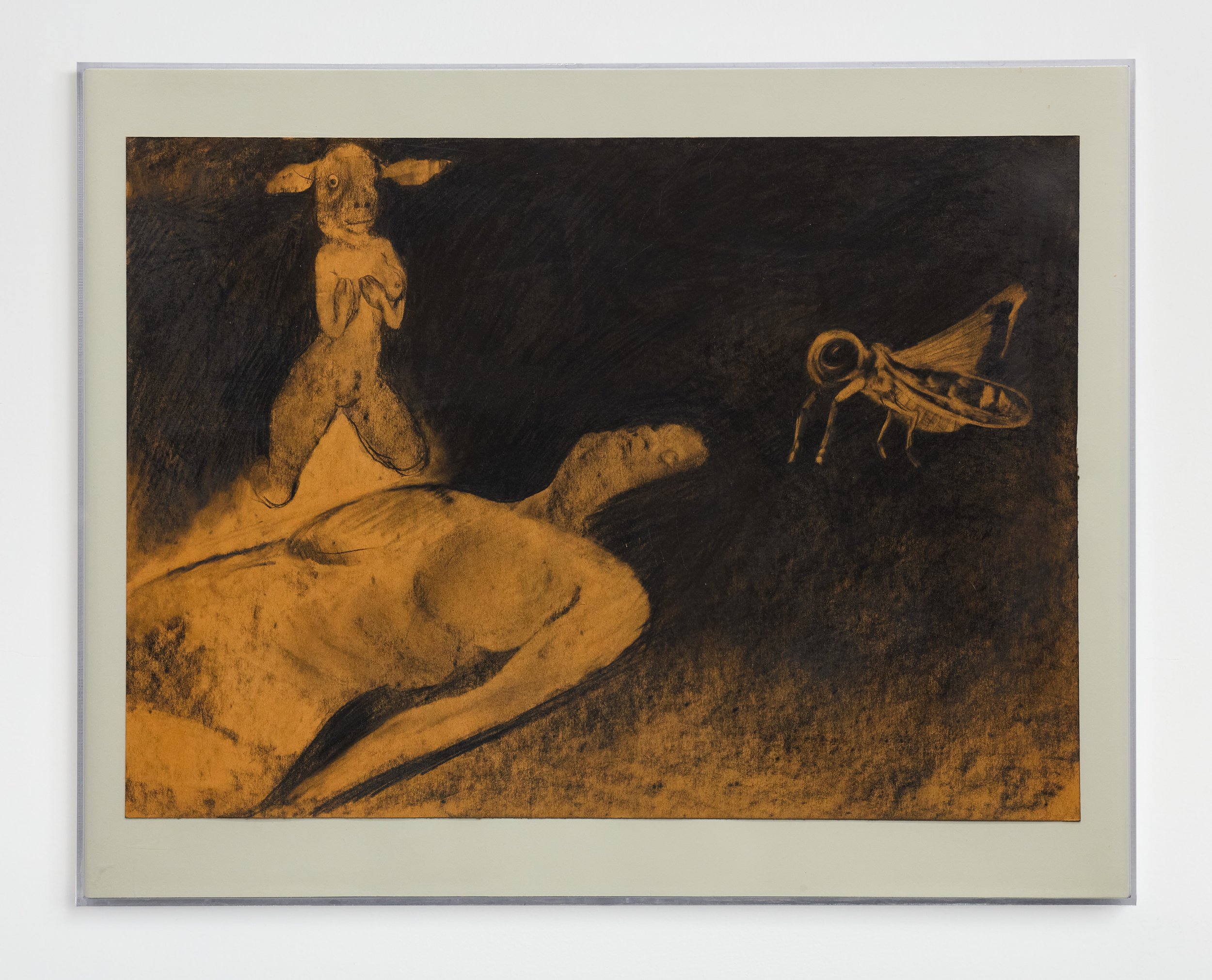  Baste  (2025), graphite on paper, 13 x 18 in. (33 × 46 cm), KS0021 