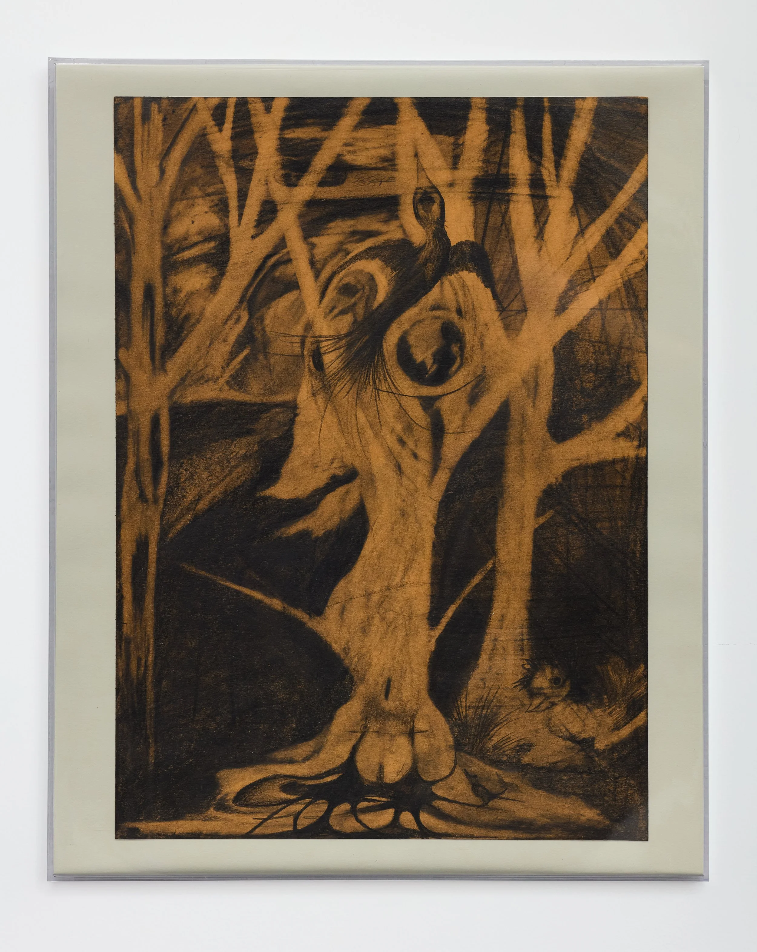   Possibility Of Happiness  (2025), graphite on paper, 18 x 13 in. (46 x 33 cm), KS0007 