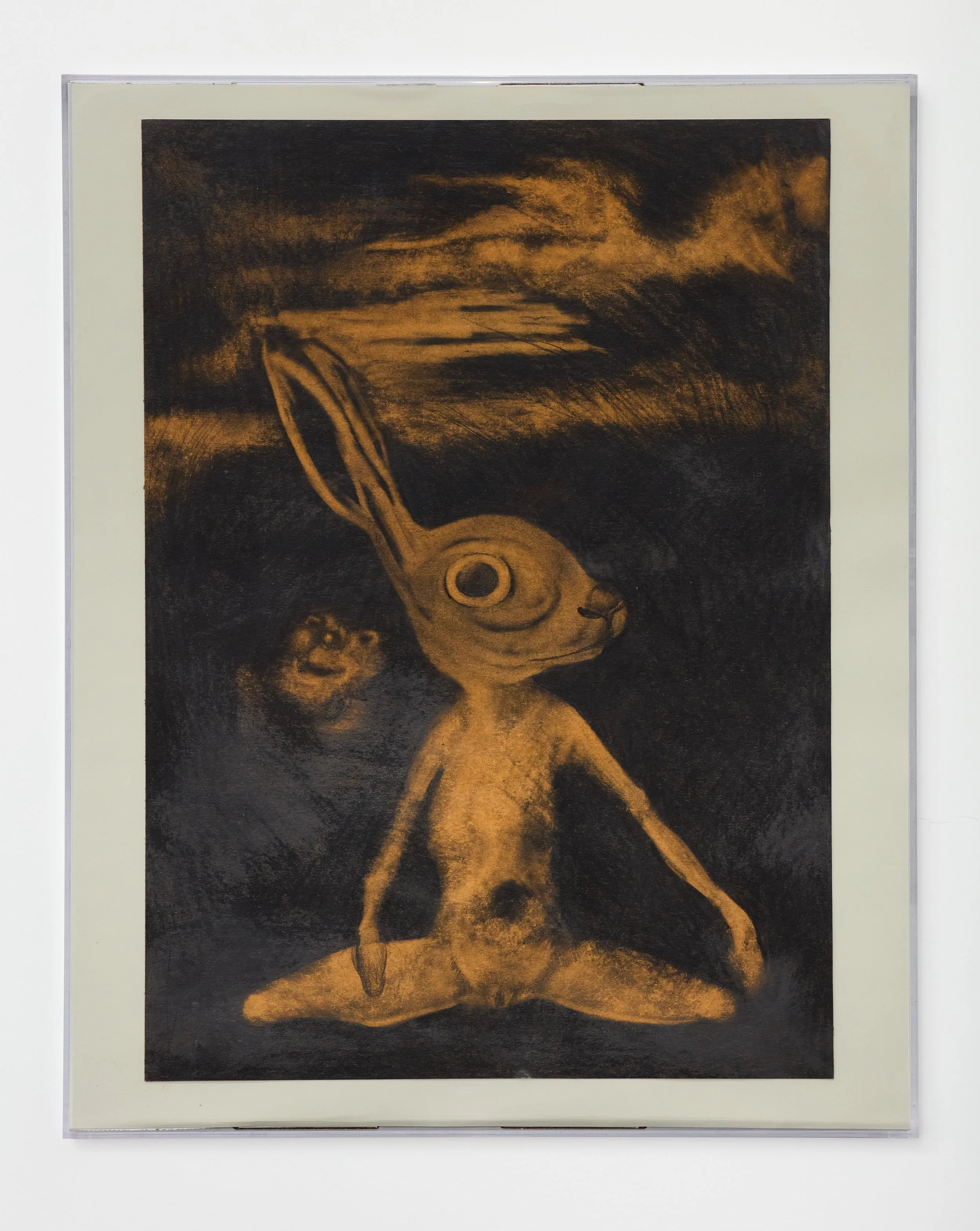   Hare P.2  (2025), graphite on paper, 18 x 13 in. (46 x 33 cm), KS0013 