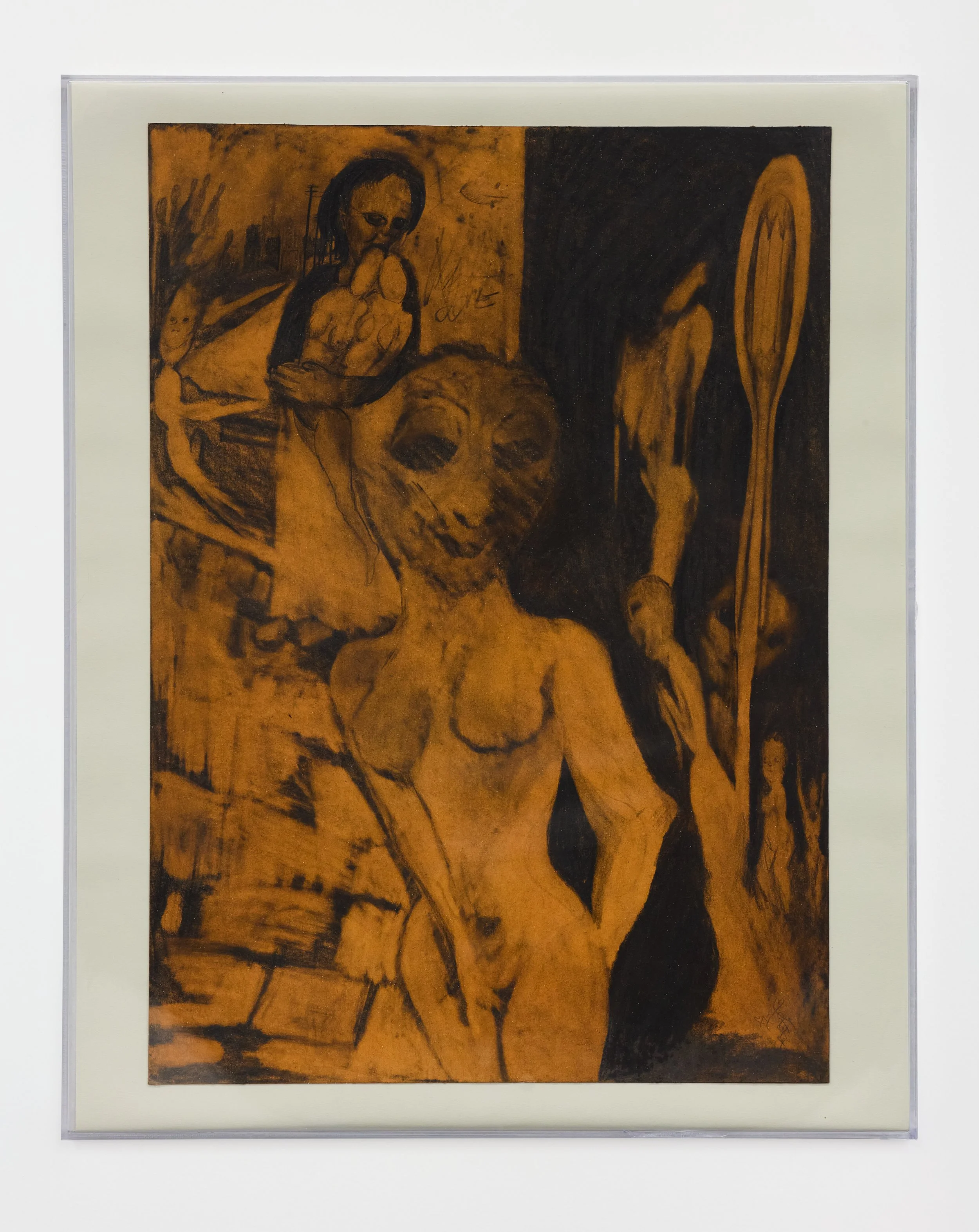   Chicago P.2 Y.15  (2025), graphite on paper, 18 x 13 in. (46 x 33 cm), KS0018 