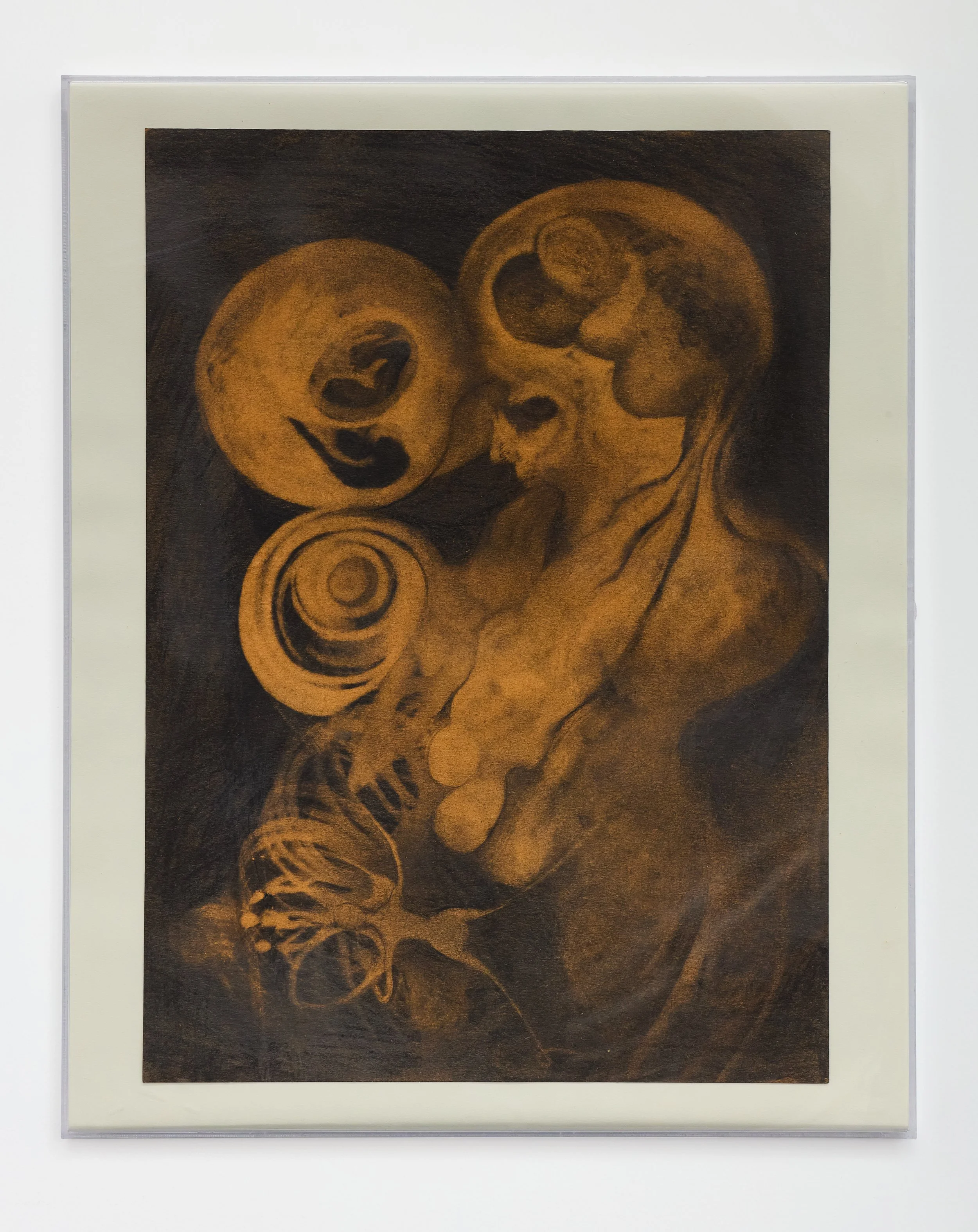   Kisses  (2025), graphite on paper, 18 x 13 in. (46 x 33 cm), KS0009 