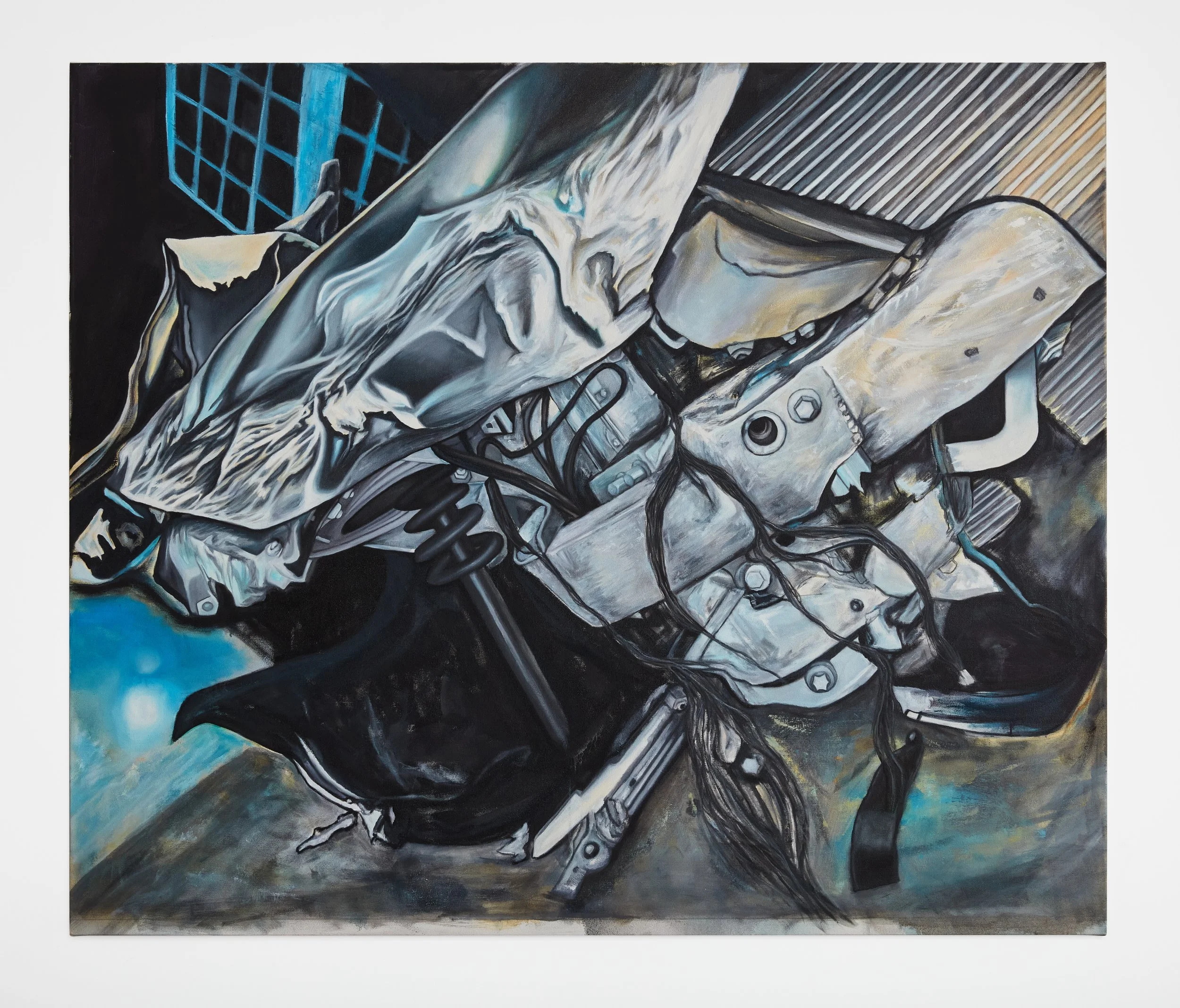   Smash , 2024 oil on canvas 40 x 52 in. (101.60 x 132.08 cm) 