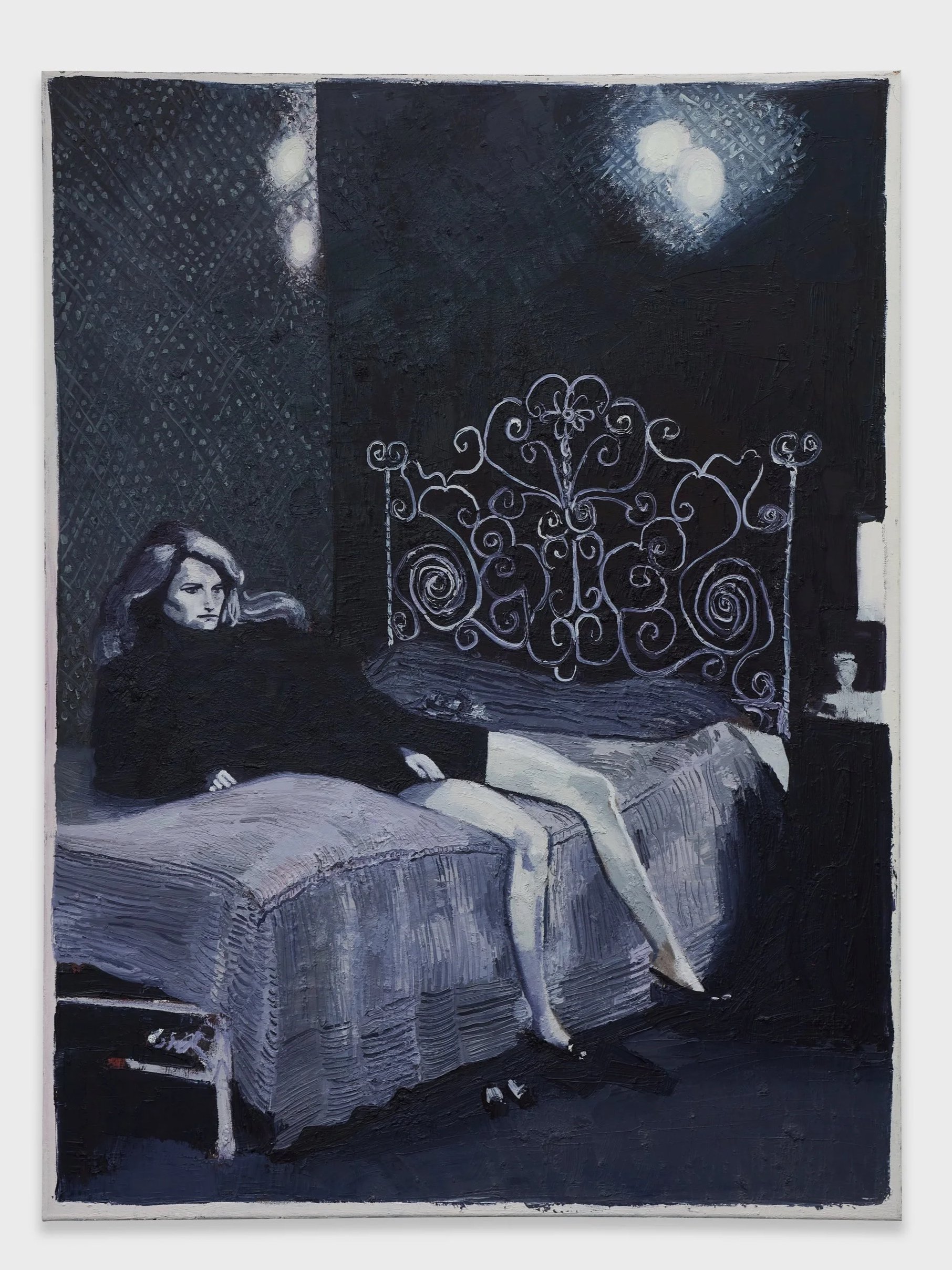   Hello It's Me , 2025 oil on canvas 48 x 36 in. (121.92 x 91.44 cm) 