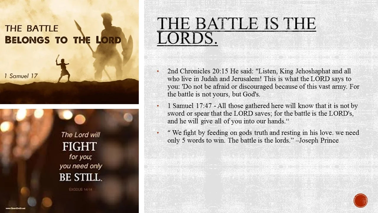 5 Days of Faith | Day One | The Battle Is The Lords