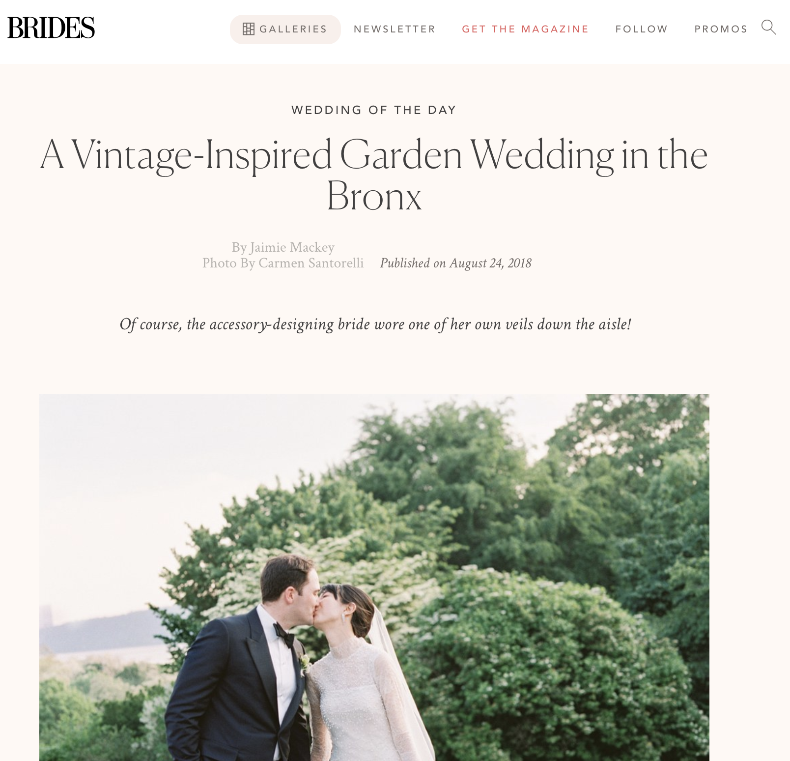 Brides Feature: A Vintage-Inspired Garden Wedding in the Bronx