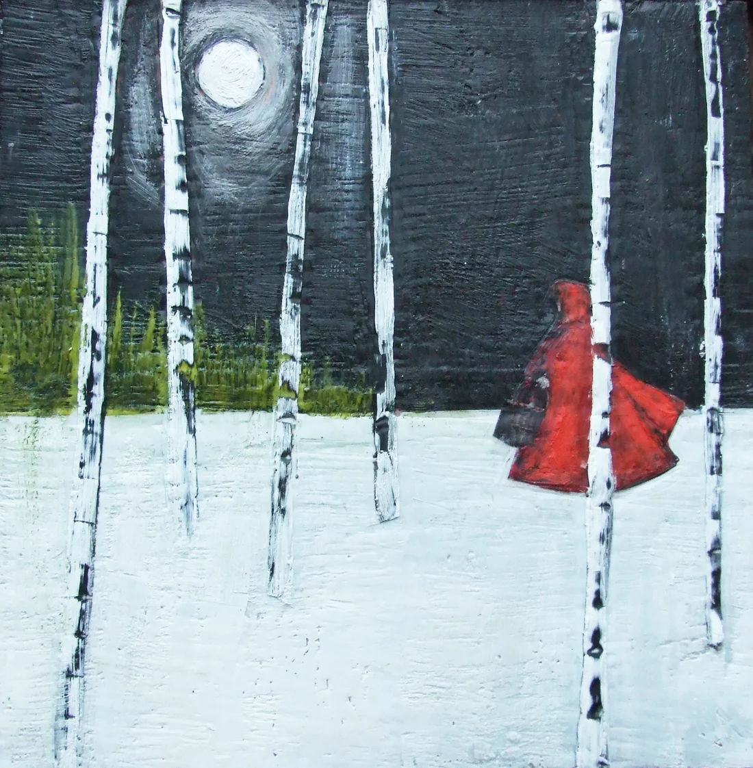 The visitor 12"x12" SOLD