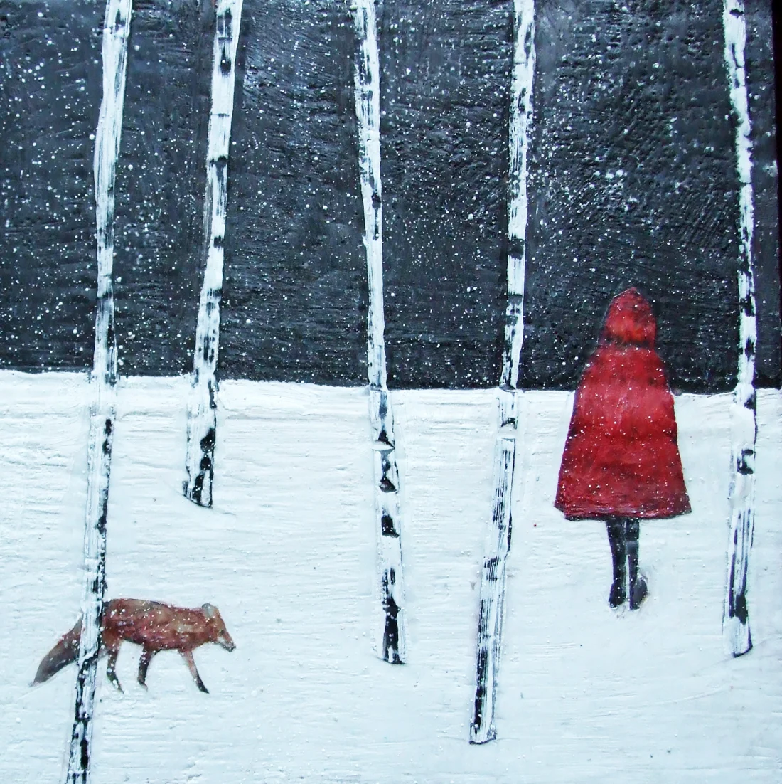 The meeting 12"x12" SOLD