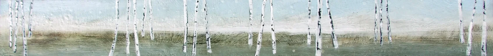WANDERING AMONGST THE TREES 48"X6" $1400 location:ROOM 5