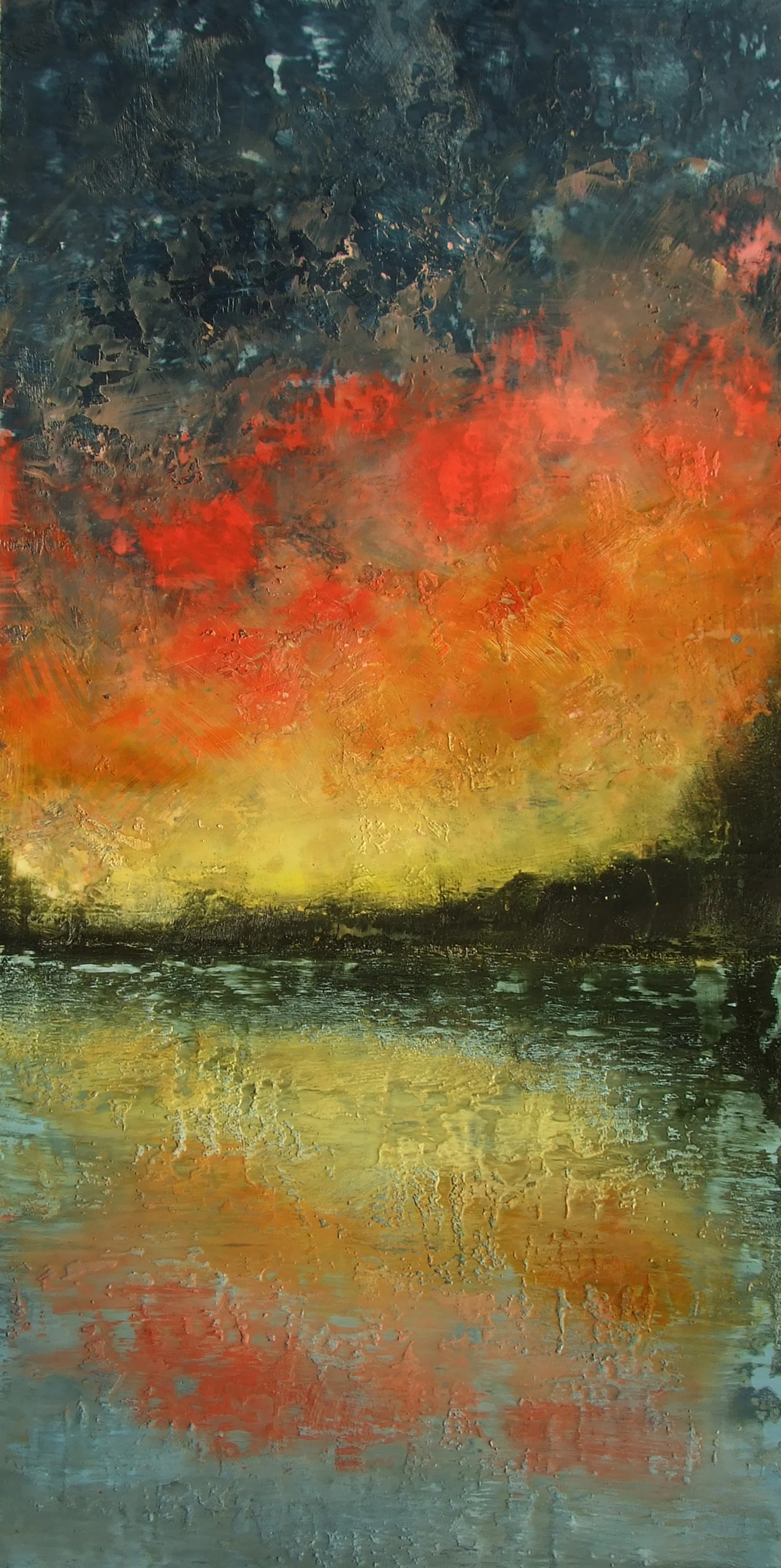grafitti skies 34"x69" SOLD