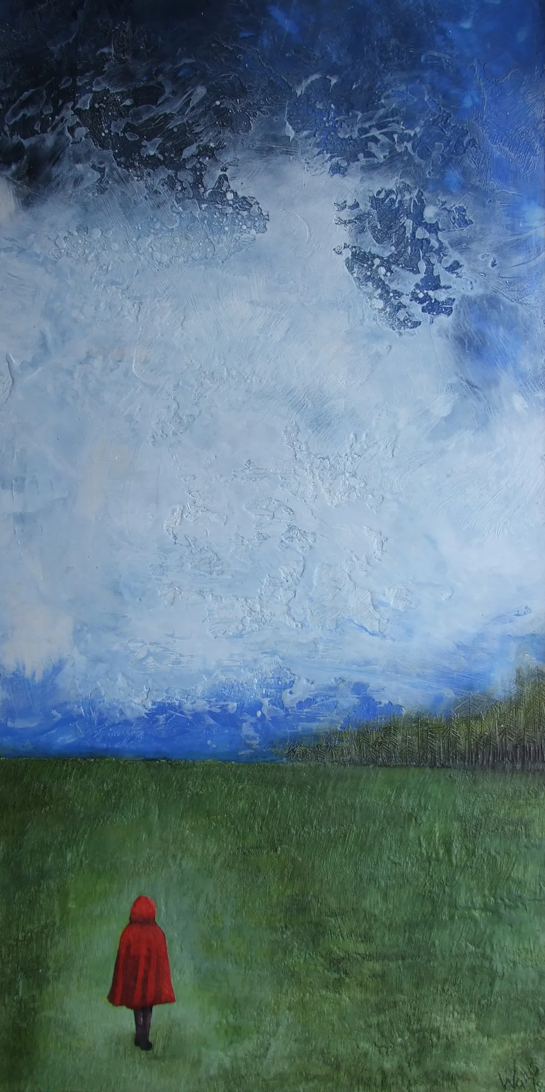 the beginning 24"x48" SOLD