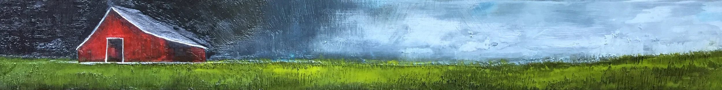 NIGHT TIME ON THE FARM 48””X6”