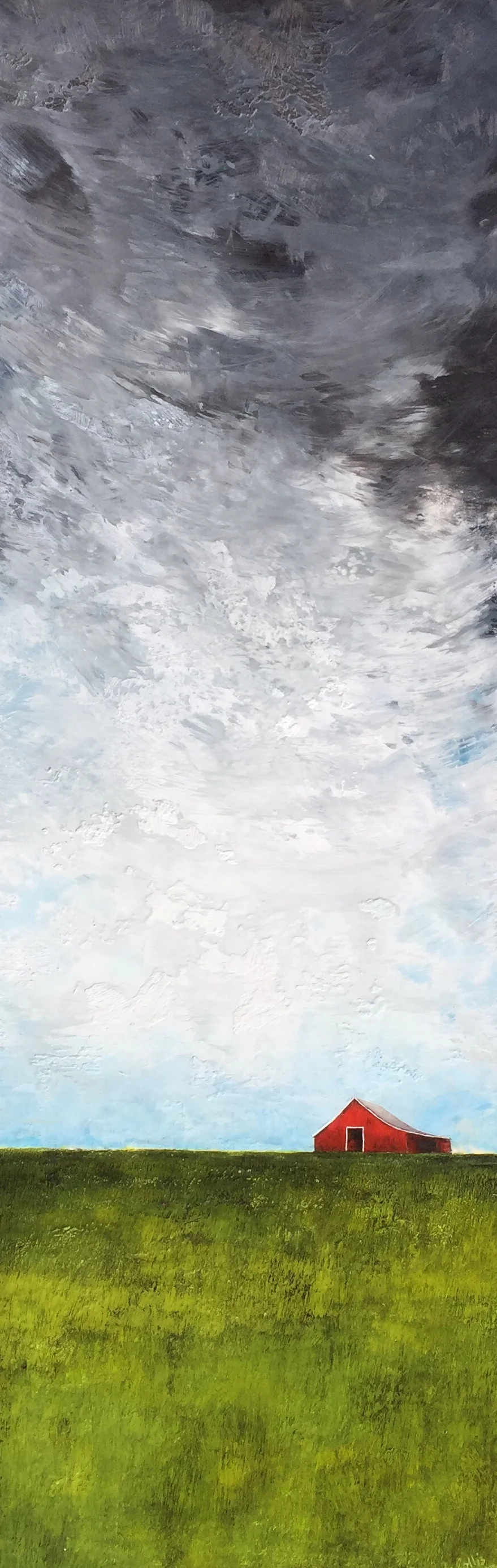 The lonely barn 24”x72”
