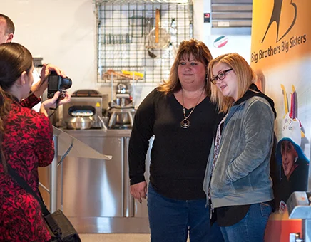 Clark Service Group employee, Wendy Scheuerman, gets to know her mentee, Alexis, from Conestoga Valley High School.