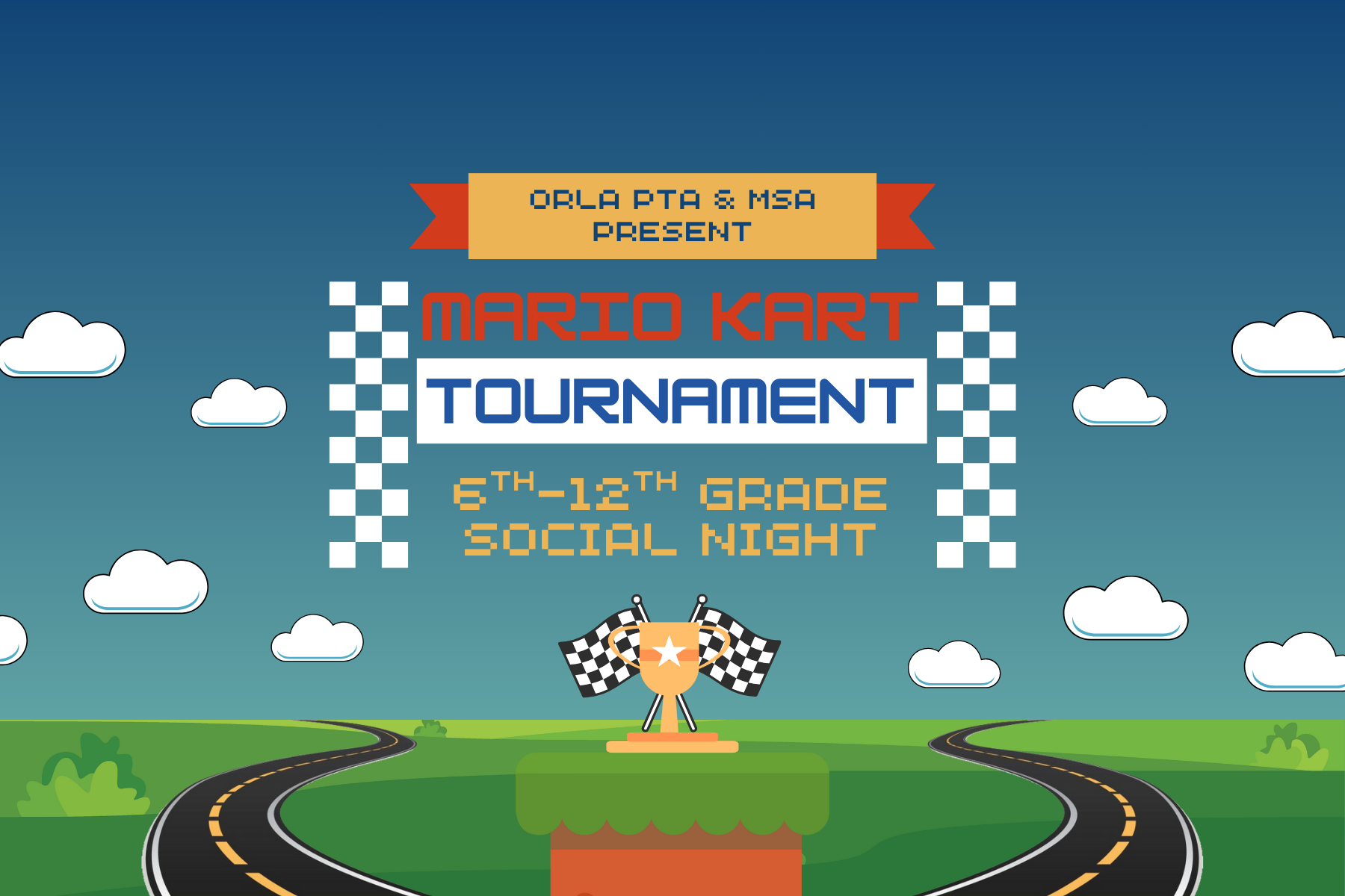 Mario Kart Tournament and Social Night