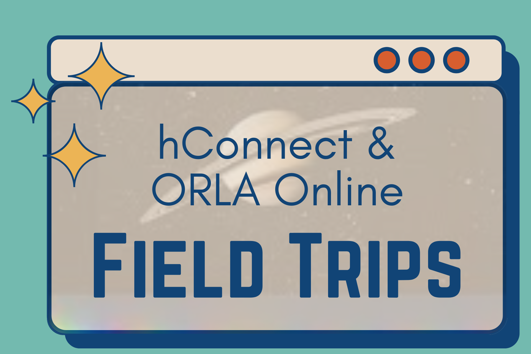 Let's Go to the Science Dome for ORLA Online and hConnect 