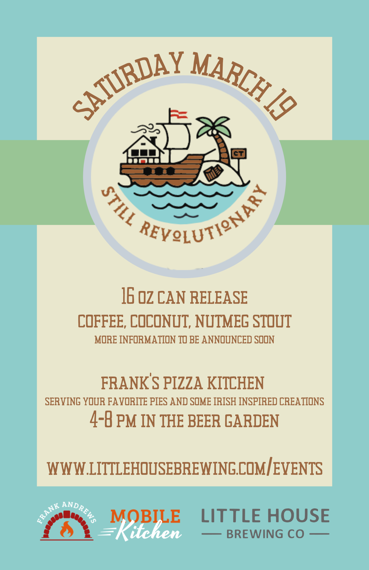 Still Revolutionary Release with Frank's Pizza