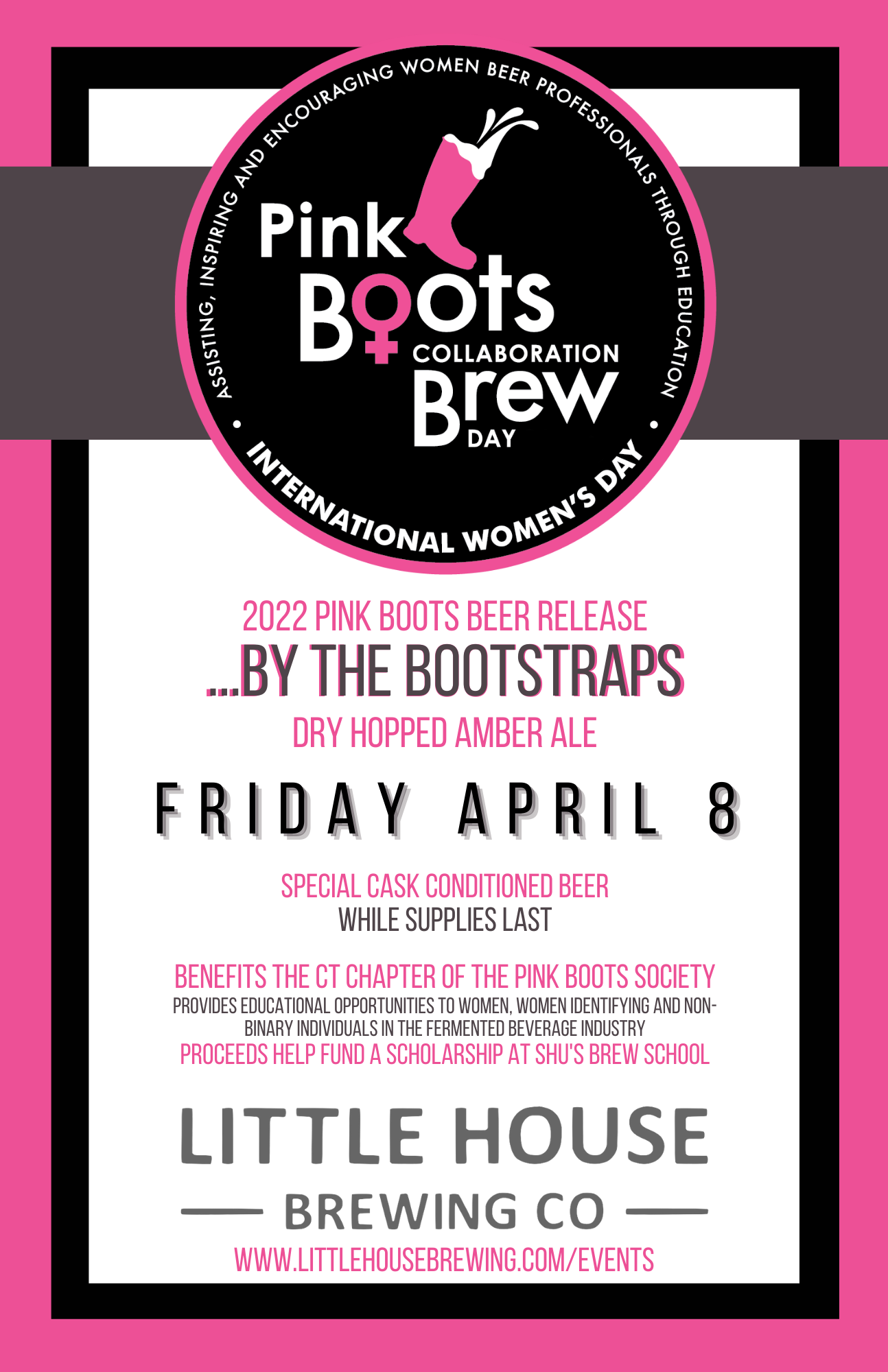 ...by the Bootstraps - Pink Boots Collaboration Brew Release