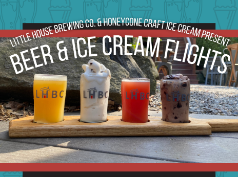 Ice Cream & Beer Flights with Honeycone Craft Ice Cream